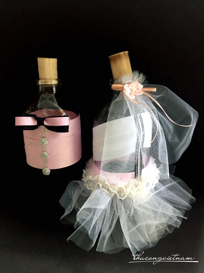 Combo bình cô dâu & chú rể - Model 2